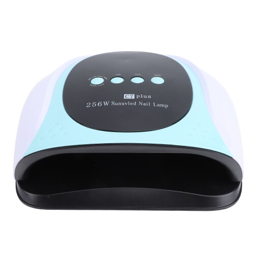 (US Plug) 256W LED-Nagellampe, 3 Timer, Dual-Licht, EU-Stecker 1
