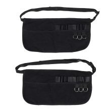 2x Hair Stylist Apron Nylon Adjustable Tool Storage
