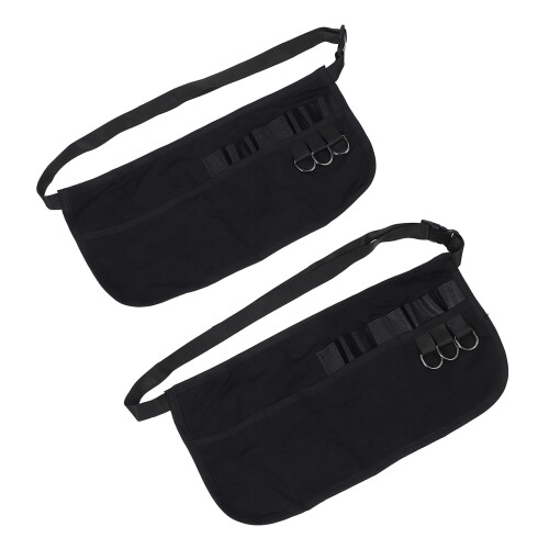 2x Hair Stylist Apron Nylon Adjustable Tool Storage 1