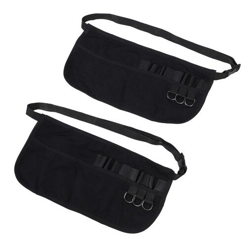 2x Hair Stylist Apron Nylon Adjustable Tool Storage 2