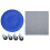 (bleu) Abdominal Exerciser 4 Wheel Slide Disc Universal 1