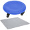 (bleu) Abdominal Exerciser 4 Wheel Slide Disc Universal 2