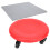 (red) Abdominal Exerciser 4 Wheel Slide Disc Universal 5