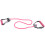 (pink) Pulling Rope Resistance Belt Elastic Arm Strength Trainer 5