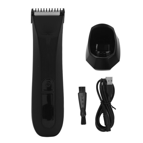 Black Waterproof Electric Men's Body Trimmer