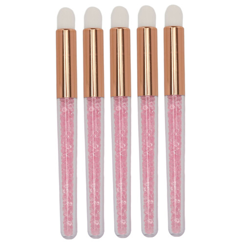 5pcs Glitter Crystal Lip & Lash Brush