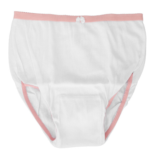 Women's White L Size Leakproof Mesh Period Panties