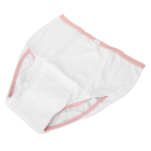 Women's White L Size Leakproof Mesh Period Panties 2