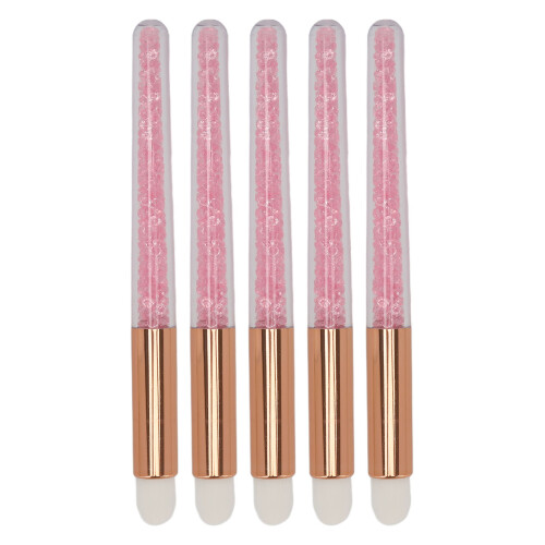5pcs Glitter Crystal Lip & Lash Brush 1