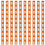 (Orange) 100 Stück wiederverwendbare Ziplock-Beutel mit Aufhängeloch, orange 1