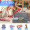 Foldable Storage Box with Lids Closet Blanket Toys Fabric Containers 4