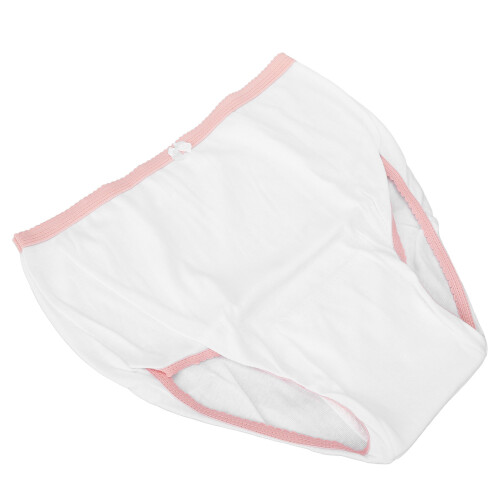 Women's White L Size Leakproof Mesh Period Panties 1