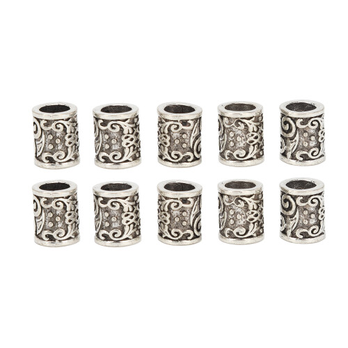 20 Stk Legierung Bartperlen Vintage DIY Dekoration Unisex 1