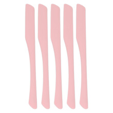 5x Silikon-Make-up-Spatel Doppelkopf Pink