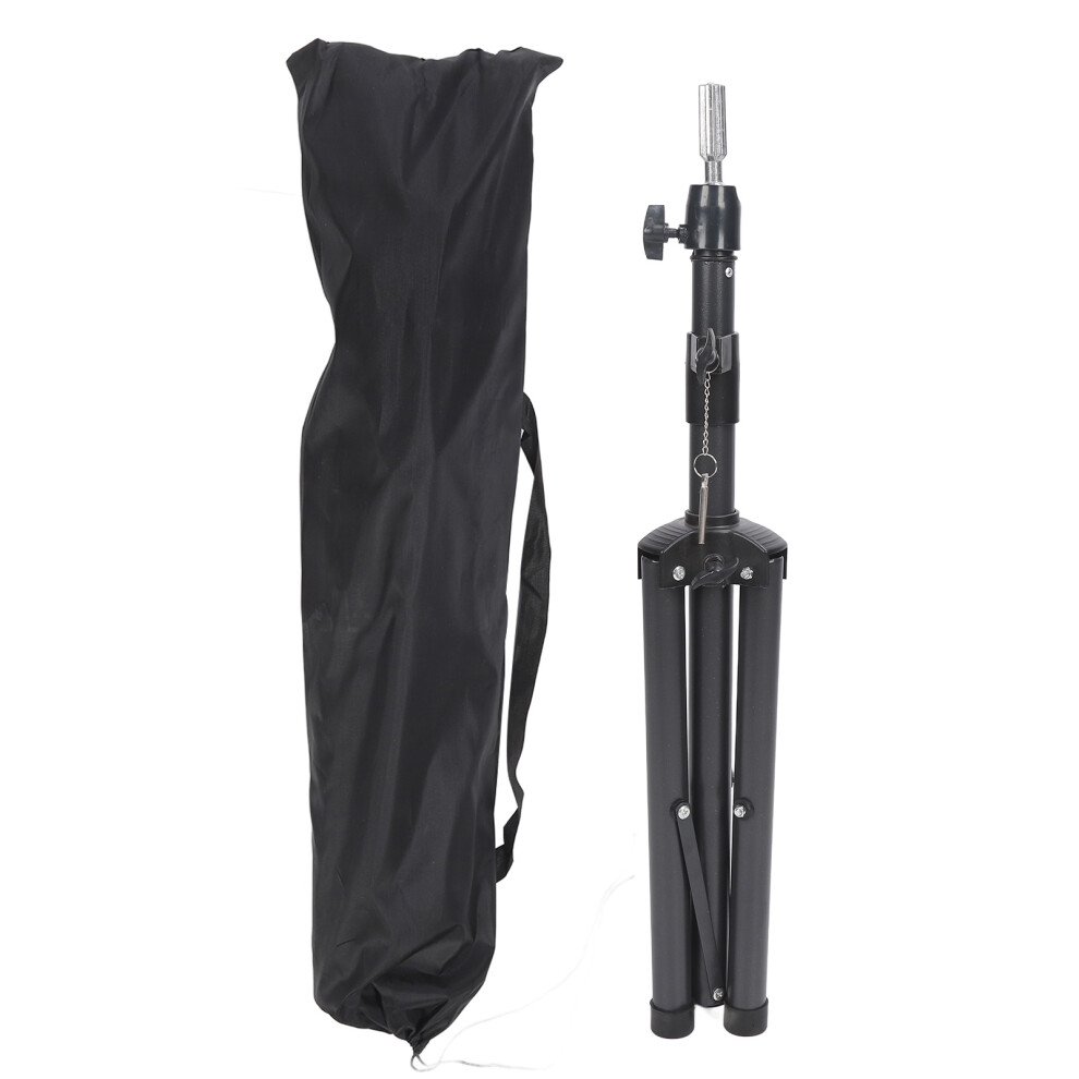 Wig Head Stand Tripod Aluminum Alloy Height Adjustable Mannequin 461605084794