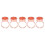 (with Partition) 5x RVS microblading inkt ring rose goud 1