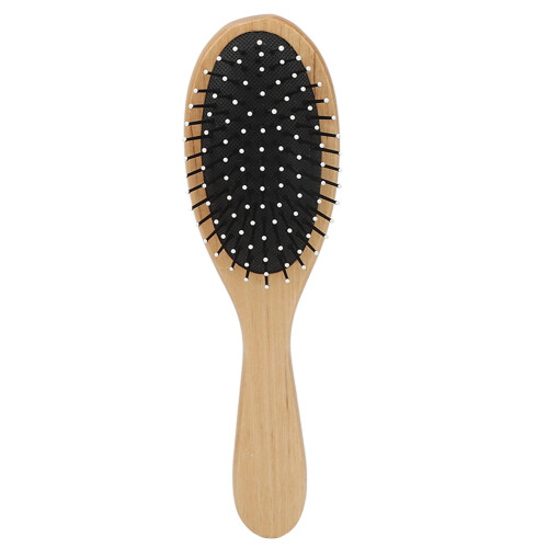 Oval-Paddelhaarbürste Holzgriff Kopfmassage