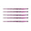 5x Lippenpinsel mit Glittergriff, weiche Haare 5