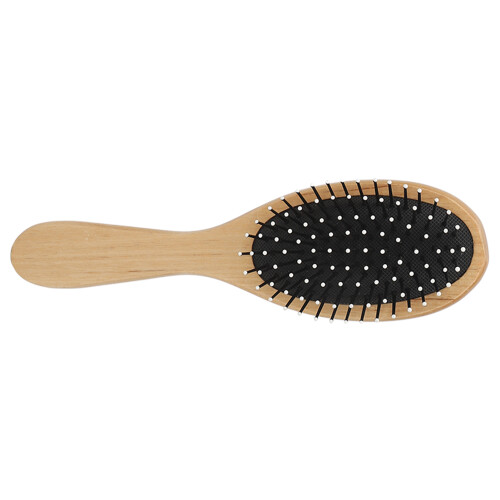 Oval-Paddelhaarbürste Holzgriff Kopfmassage 1