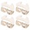 100st Bloemen Oogmasker DIY Vlinder 5
