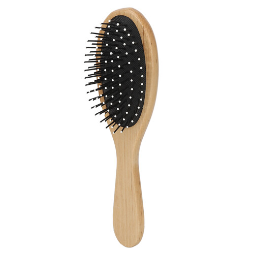 Oval-Paddelhaarbürste Holzgriff Kopfmassage 2