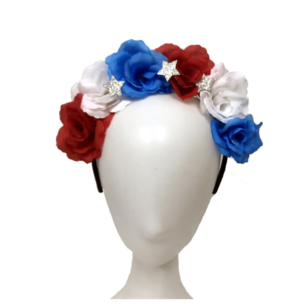 Sequin American Flag Headband - Festive Adult and Kid Hairpiece