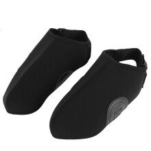 (Black) Snow Shoe Protector Ski Boot Cover Overshoes Black