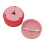 Silicone Cream Jars Portable Refillable Makeup Containers Set Pink 1