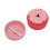 Silicone Cream Jars Portable Refillable Makeup Containers Set Pink 4