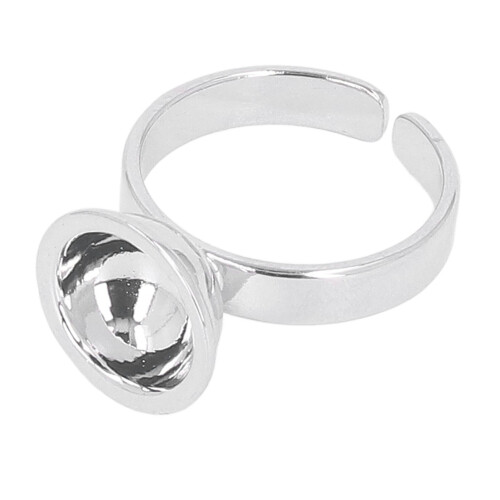 (Without Partition) 5x Microblading Ink Cup Stainless Steel Silver 1
