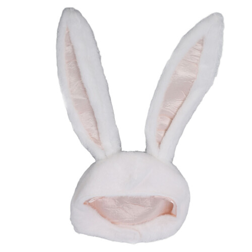 Witte Pluchen Konijnenhoed Cosplay