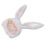Witte Pluchen Konijnenhoed Cosplay 2