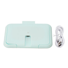 Tragbarer Baby Feuchttuchwärmer USB Konstanttemperatur Blau