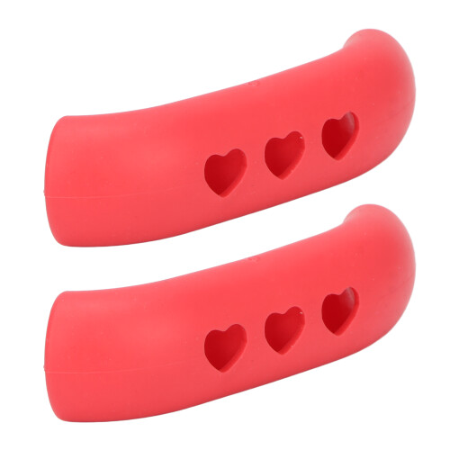 (Red) 2x Silicone Kookhandschoenen Rood Hittebestendig 2