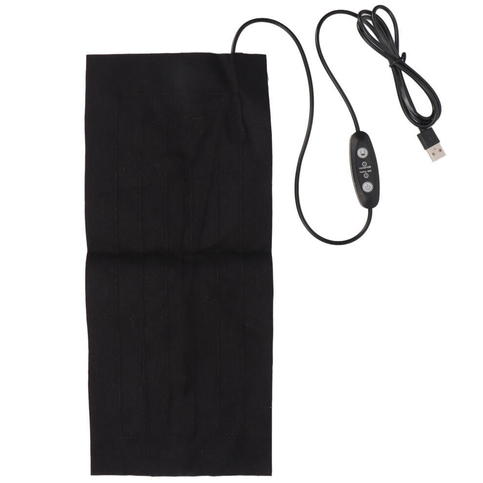 USB Heating Pad 9W 5V 2A 5 Gear Vibration Massage Washable Foldable