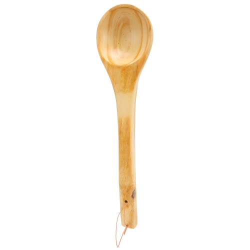 Grote Saunalepel Hout Lang Handvat 2