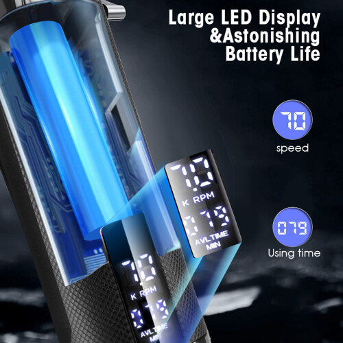 Tagliacapelli Senza Fili Display LED Ricaricabile 1