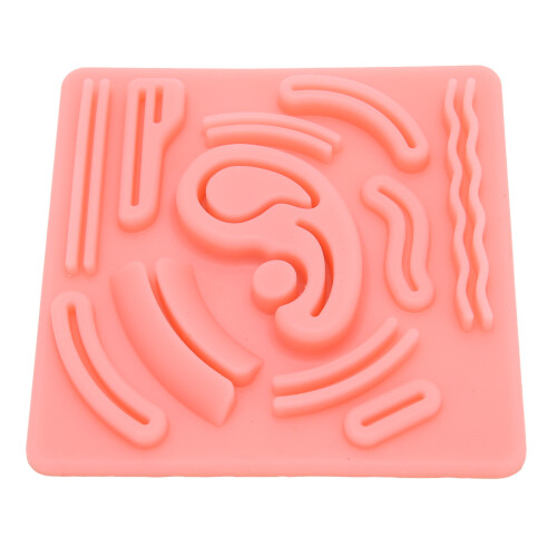 Silicone Laparoscopic Suture Simulation Pad 3D with Pre Cut Wounds 2