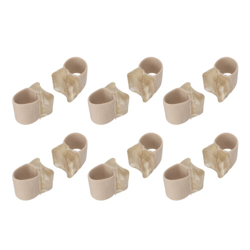 6 Pairs Toe Separator Elastic SEBS Soft Toe Corrector for Hammertoes 2