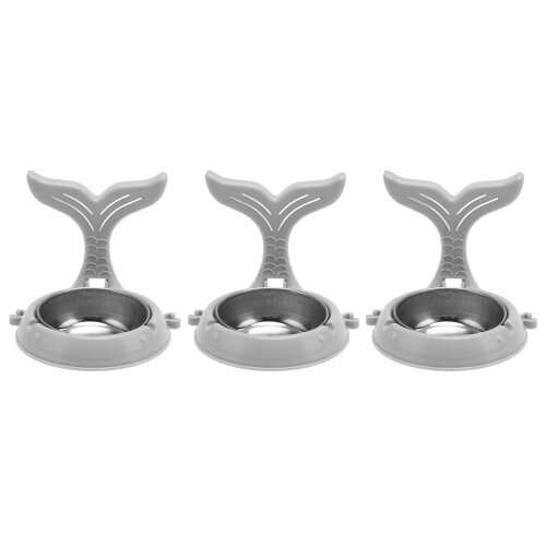 3x Klebender Föhnhalter Bad, wasserdicht, Wal-Design 2