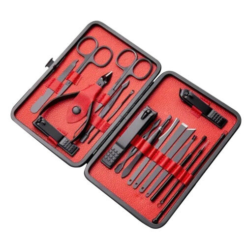 18Pcs Stainless Steel Manicure & Pedicure Set 2