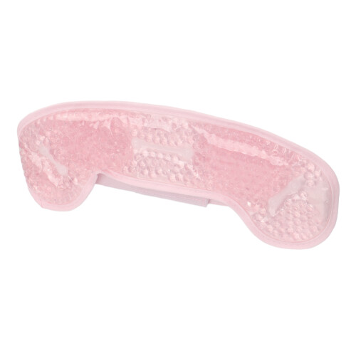 Pink Ice Pack Migraine Headband with Gel Beads 1