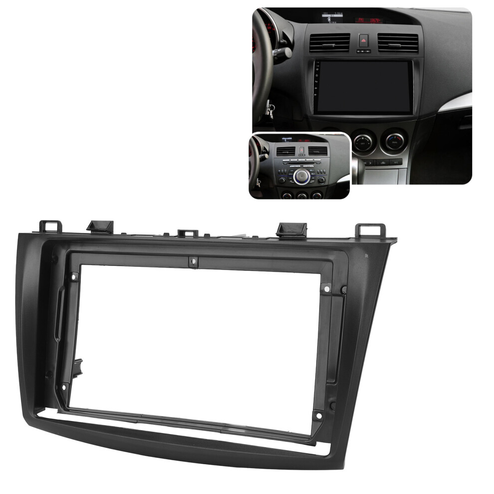 Upgrade Your Mazda 3 With 9In Stereo Dash Fascia Black 4261357195047