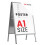 A1 Double-Sided Snap Frame Advertisement Stand with Silver Aluminium Frame 1