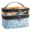 (Blue) Draagbare dubbele makeuptas blauw groot 1