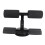 Sit-up-Gerät Ergonomisch Bauchtraining Saugnapf Schwarz 1