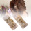 10x Perlen Kristall Haarnadel Stern Meer Clip Set 5