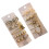 10x Perlen Kristall Haarnadel Stern Meer Clip Set 4