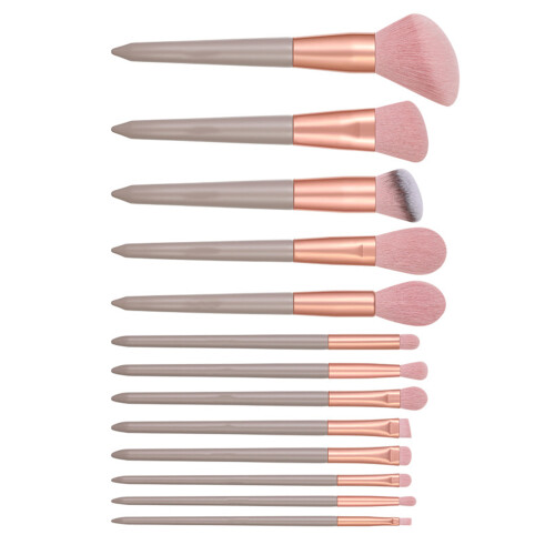 13pcs Synthetic Makeup Brushes Wooden Handle 2