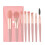 8 Pcs Mini Makeup Brush Set Wood Handle 1